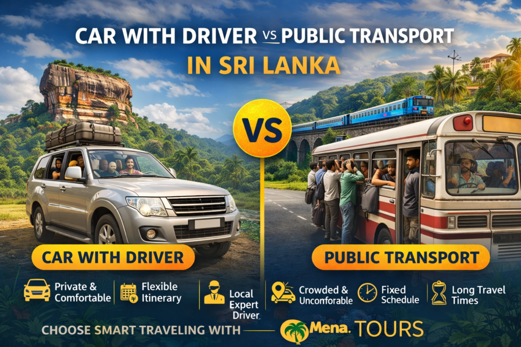 Car with driver Sri Lanka